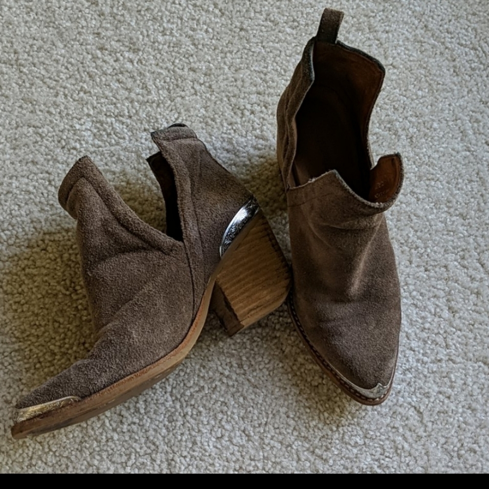 Jeffrey Campbell Cromwell Suede Booties